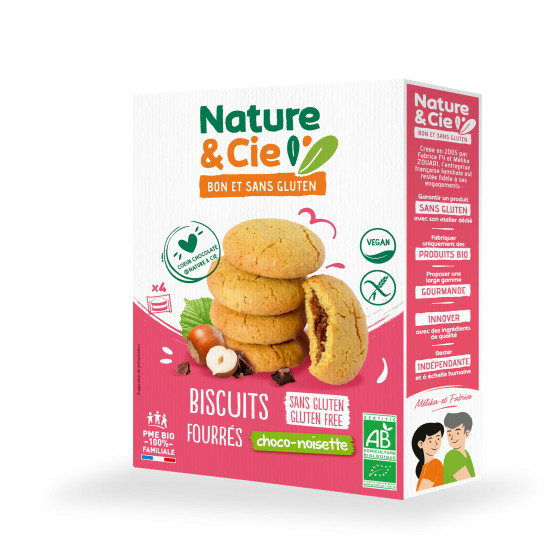 Biscuits Fourres Choco-Noisette 135g