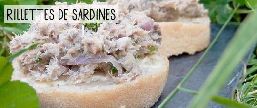Rillettes de sardines sans gluten 