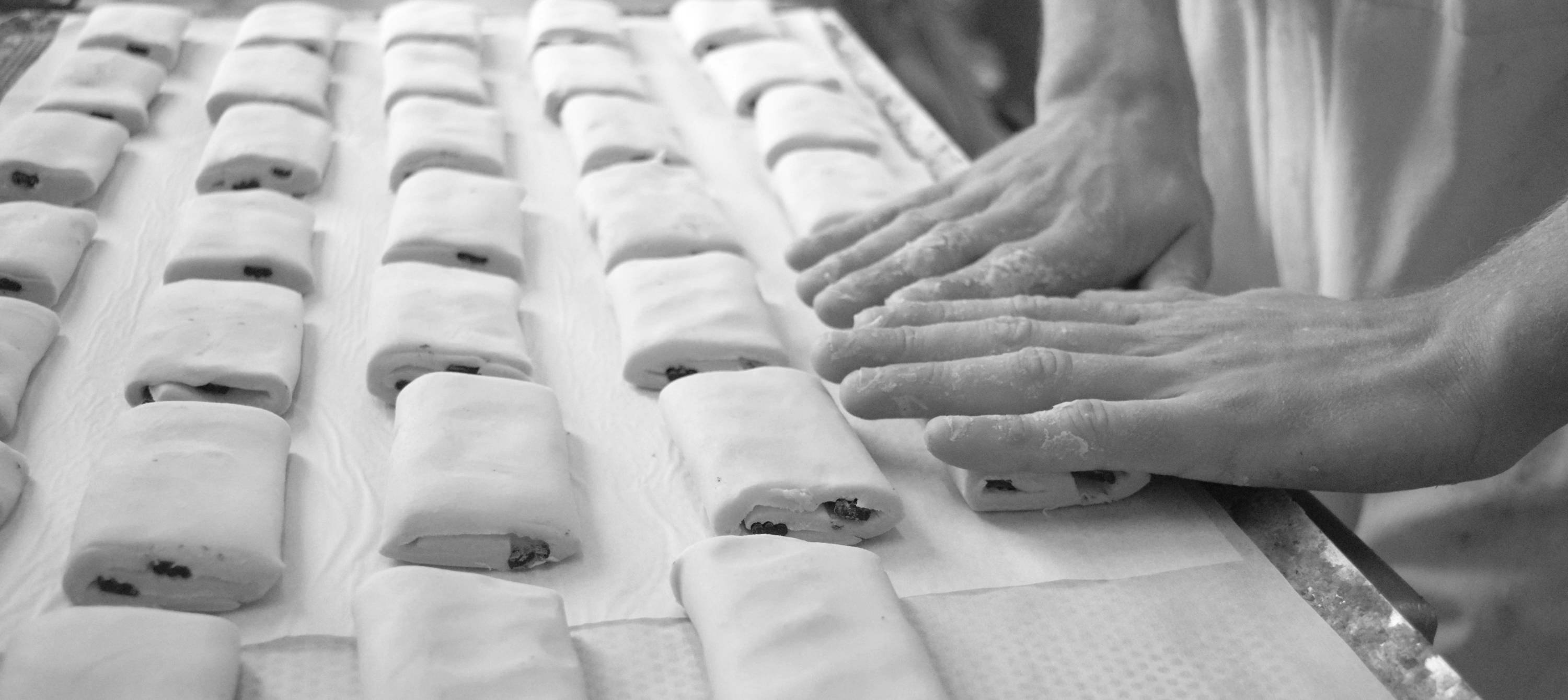 Fabrication des pains au chocolat