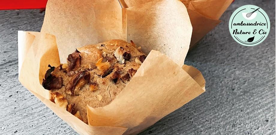 Recette de muffins pomme, cannelle et noix sans gluten