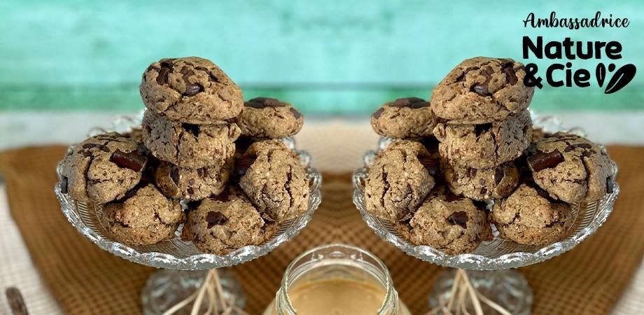 Recette de Cookies beurre de cacahuète, sarrasin chocolat sans gluten